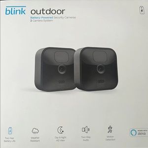 Blink outdoor cameras (2) and doorbell cam